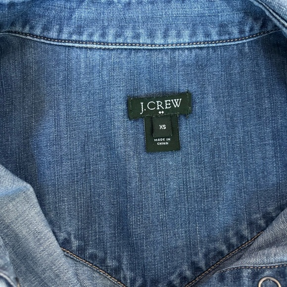 J. Crew Women's Classic Blue Denim Overalls - Picture 4 of 4